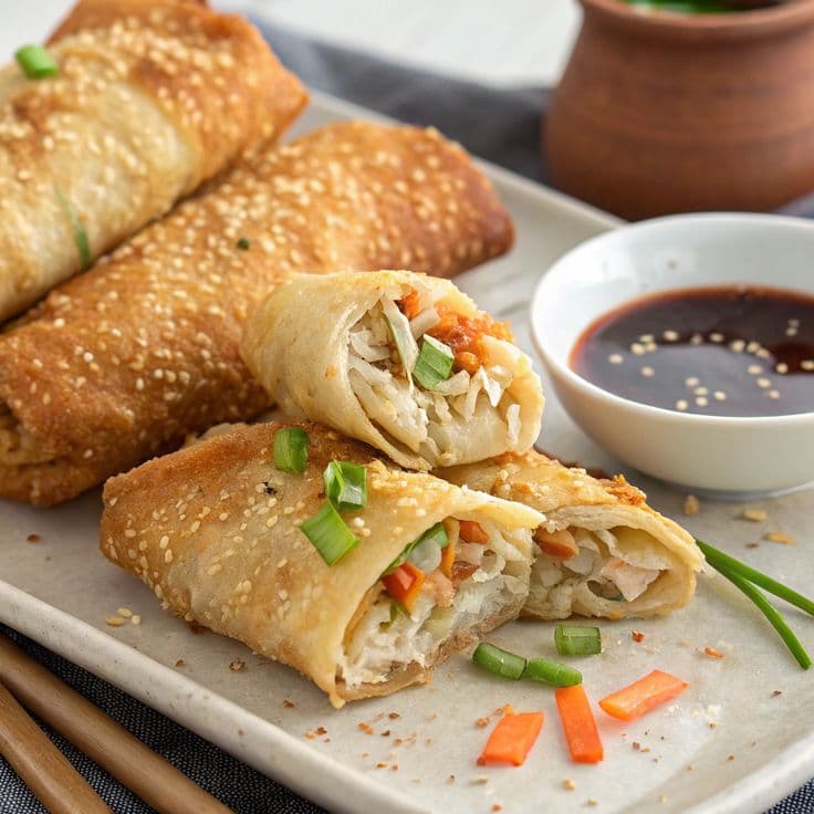 Chicken & Egg Roll (1 Piece) Combo